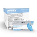 AMMEX Stretch Synthetic Blue Vinyl PF Exam Gloves