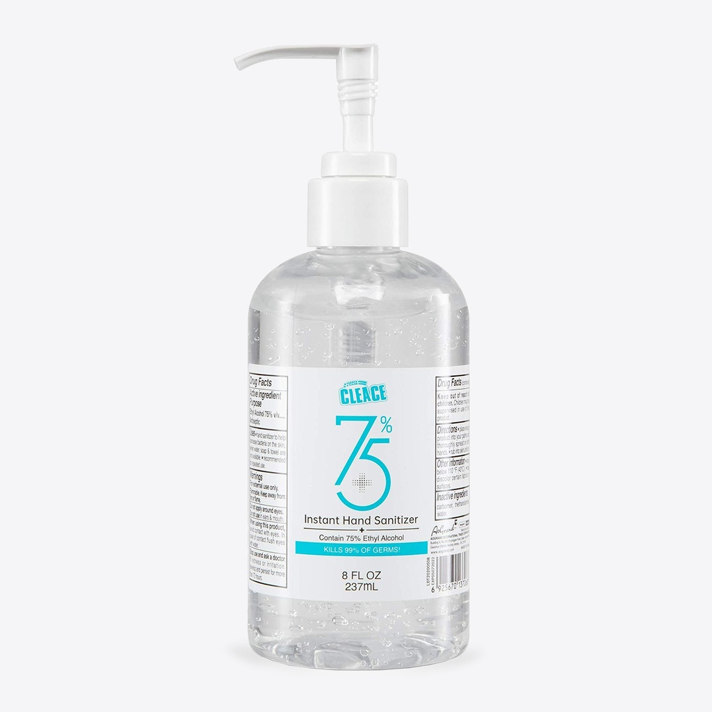 [GLOBAL00037] 8oz Hand Sanitizer (~236.59 mL)